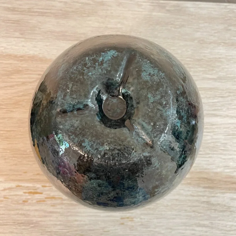 Southwest Friends Theme Pottery Vase Blue Green Unique Sedona Arizona Boutique